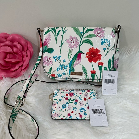 Kate Spade ♠️ hummingbird bag and wallet set nwt - Picture 1 of 8